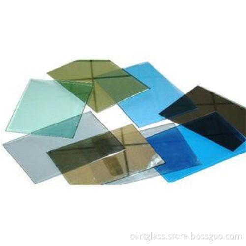 Solar Control Tinted Heat Reflective Glass Energy Saving ,